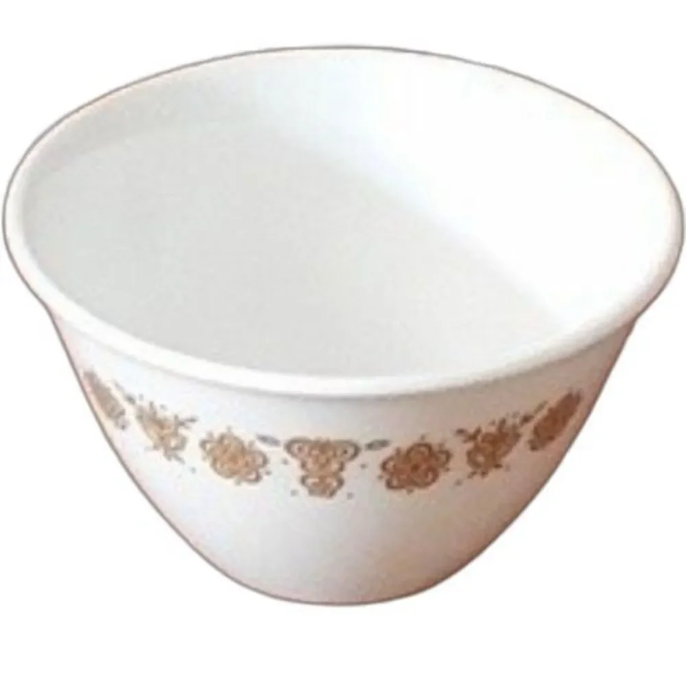 Corelle butterfly gold cup set and sugar bowl. 6 coffee or tea cups vintage
